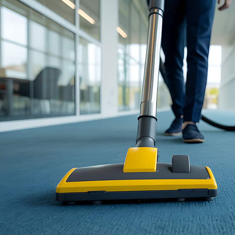 vacuuming